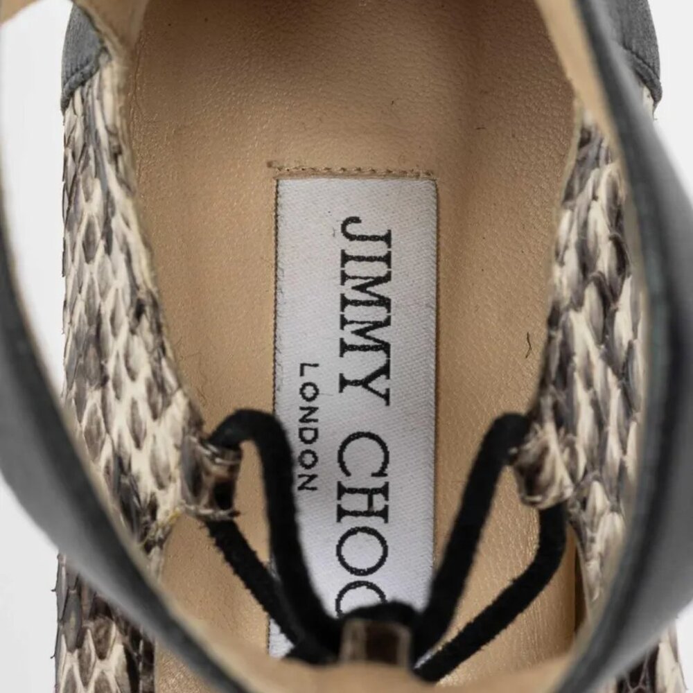 Jimmy Choo Jimmy Choo - Python Leather Ballerina … - image 2